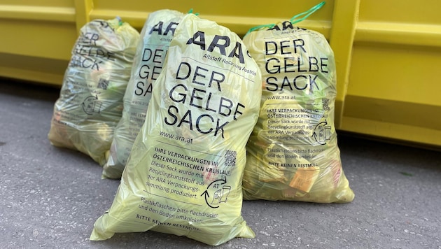 Plastikmüll kann beim Sammelzentrum abgegeben werden