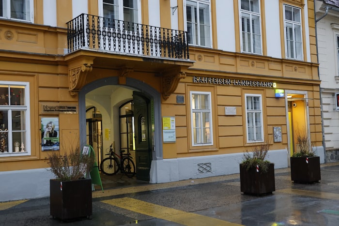 Die Filiale in der Zinzendorfgasse.