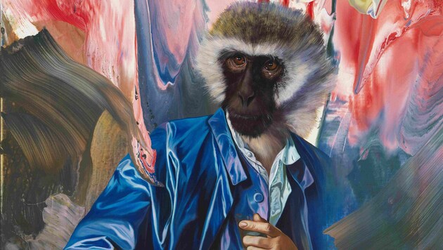 Franziska Maderthaners Gemälde „Der Spekulant“ spielt mit Tulpen auf die menschliche Gier und ...