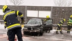 Die FF Wernberg rückte mit Kollegen aus.