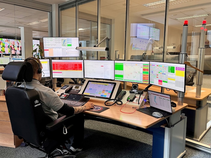 In der Landessicherheitszentrale laufen alle Fäden zusammen.