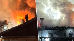Der Brand sorgte am Christtag für einen Großeinsatz – um die 150 Feuerwehrleute waren vor Ort ...