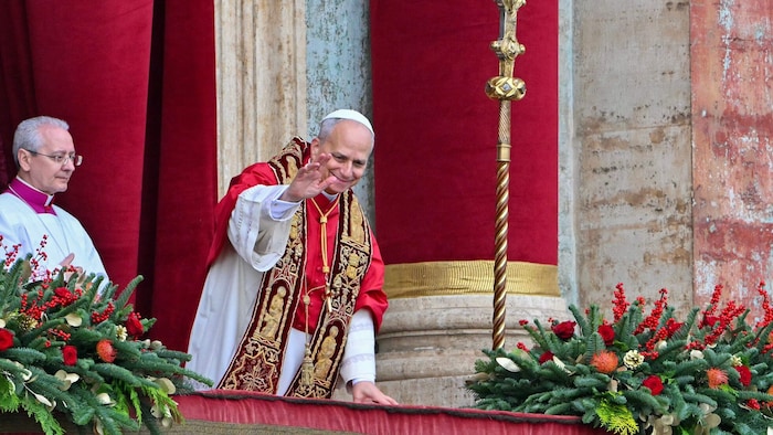 It is the first Christmas with the new pontiff since the death of Pope Francis, who died in ...