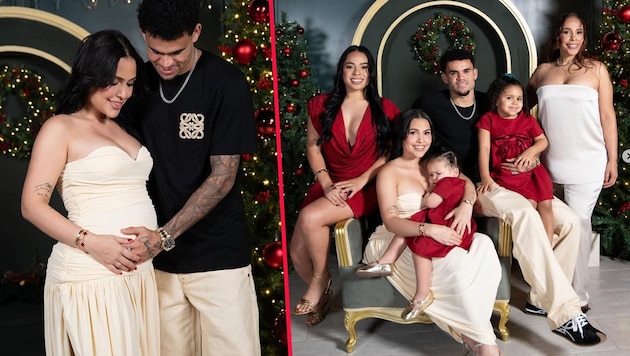 Bayern-Star Luis Diaz und seine Frau Geraldine Ponce erwarten Nachwuchs.