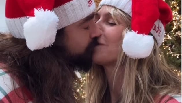 Mistelzweig-Kuss in New York! Heidi und Tom feiern Traumweihnachten