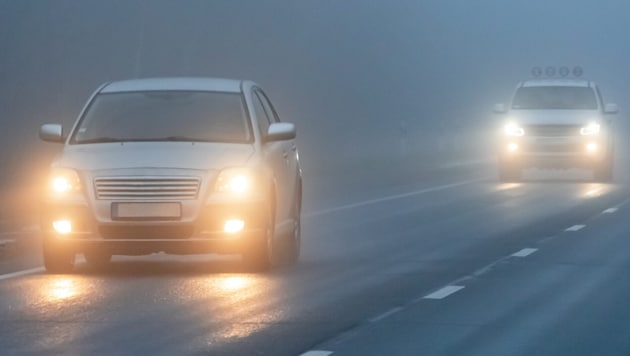 Der deutsche TÜV-Süd rät Autofahrern dringend dazu, das Licht bei schlechter Sicht manuell ...