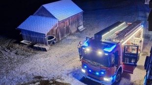 Die Feuerwehren aus Egg, Großdorf und Andelsbuch waren binnen weniger Minuten am Einsatzort.