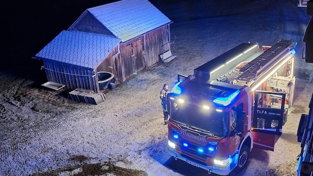 Die Feuerwehren aus Egg, Großdorf und Andelsbuch waren binnen weniger Minuten am Einsatzort.