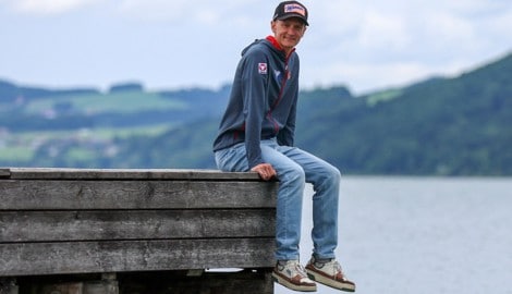 Daniel Huber in seiner Heimat Seekirchen am Wallersee.
