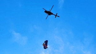 Die Frau wurde in das Spital geflogen.