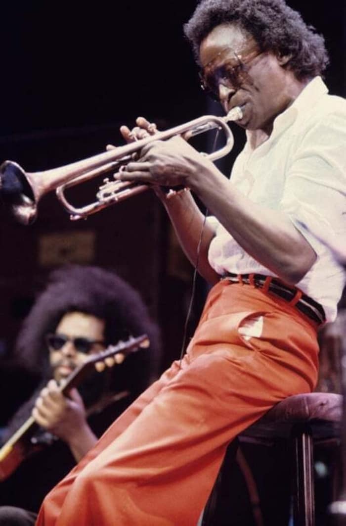 Das Trompetengenie Miles Davis.