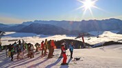 In den Bergen und auf Hügeln wird der Sonnenschein dieses Wochenende ungetrübt ausfallen.