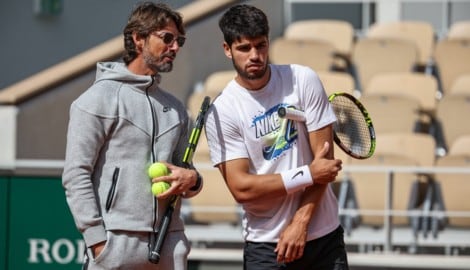 Carlos Alcaraz und Juan Carlos Ferrero