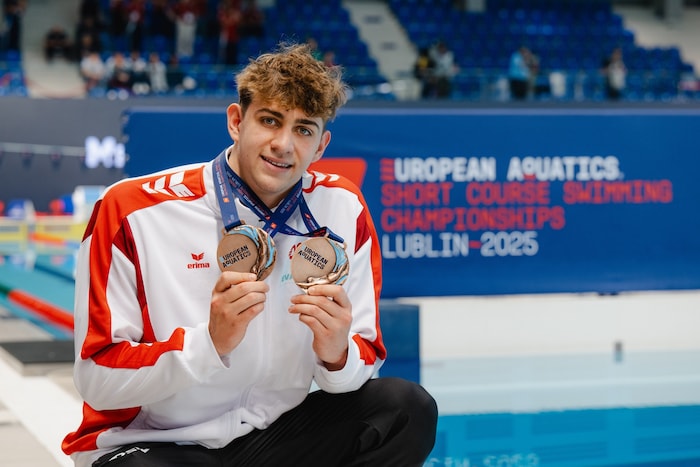 Holte zwei EM-Medaillen: Luka Mladenovic.
