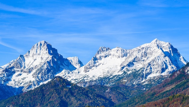 Spitzmauer und Großer Priel. Hier befand sich der 19-Jährige.