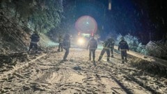 In der Nacht herrschten tief winterliche Verhältnisse vor. 