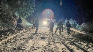 In der Nacht herrschten tief winterliche Verhältnisse vor. 