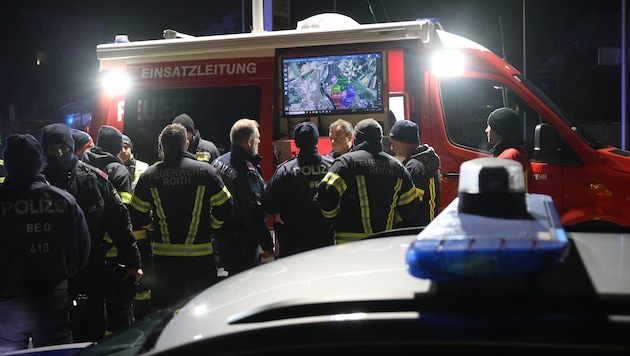 Ein Großaufgebot an Einsatzkräften war an der Suche beteiligt.