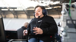 Luca Kielhauser im Einsatz im Stadion