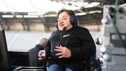 Luca Kielhauser im Einsatz im Stadion