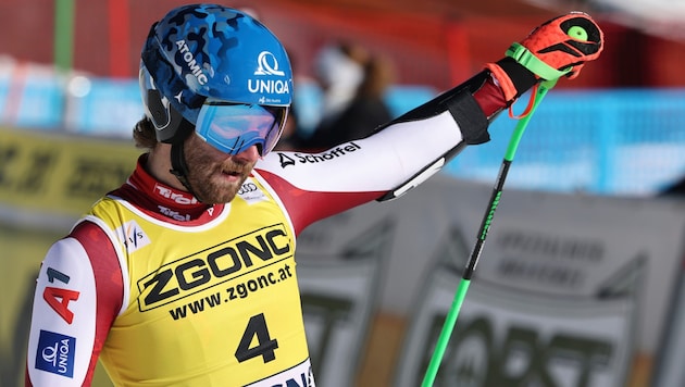 Marco Schwarz lieferte in Livigno wieder ab.