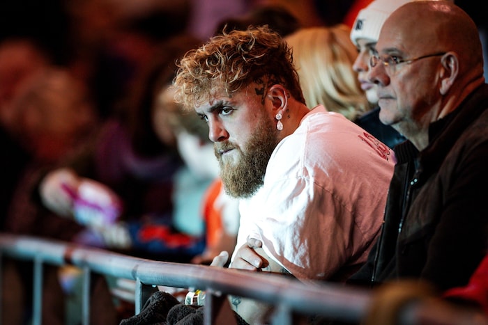 Auch Jake Paul saß bei den Qualifikationen für Olympia auf der Zuschauertribüne.