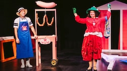 Wildo Schwein und die exzentrische Wienerin Miss Wirrwarr.