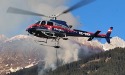 Vier Hubschrauber waren am Samstagnachmittag im Löscheinsatz.