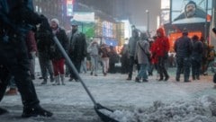 In der Metropolregion um New York wurden bis zu 23 Zentimeter Schnee gemessen.