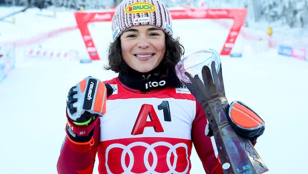 Julia Scheib war am Samstag „überglücklich“.