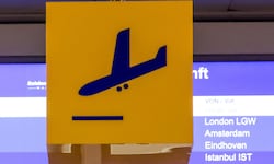Sieben Flüge von und nach Frankfurt fallen am Mittwoch und am Donnerstag aus.