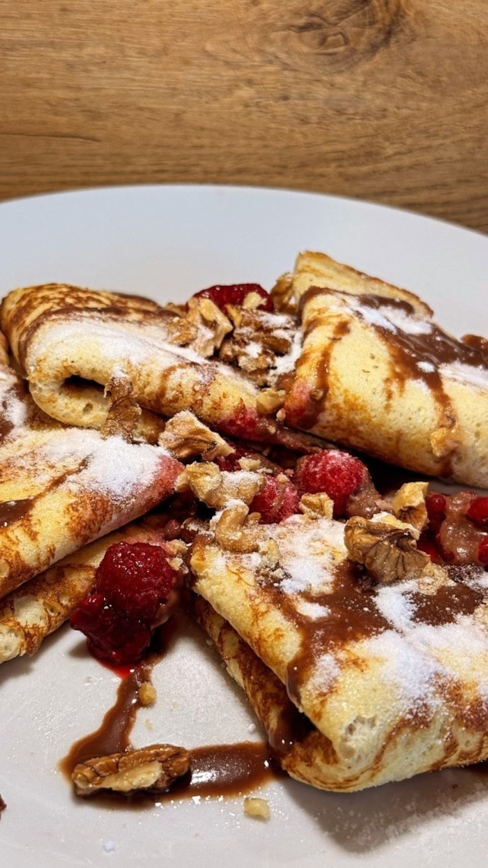 Auch Palatschinken gehen – allerdings ohne Industriezucker.