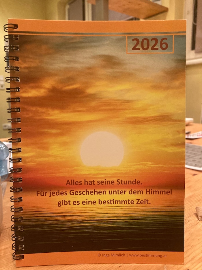 In ihrem Jahreskalender gibt es tägliche Tipps.