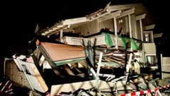 Der Schaden an dem Haus ist enorm.