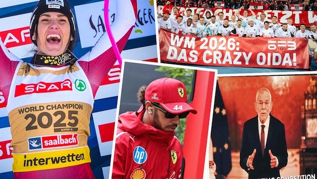 Das Sportjahr 2025 lieferte ein Sprüche-Feuerwerk. Die „Krone“ wühlt sich durch.