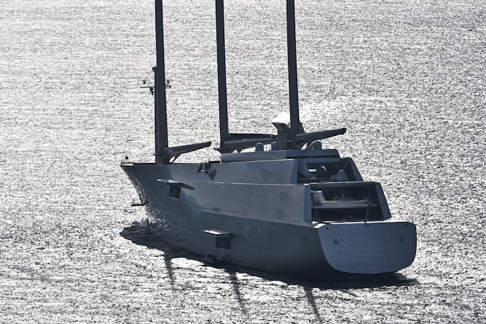 Die Segelyacht wurde von dem französischen Architekten und Designer Philippe Starck entworfen.