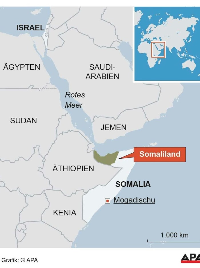 Die autonome Region hatte 1991 ihre Unabhängigkeit von Somalia erklärt, die bislang nicht ...