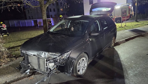 Der Wagen des Pensionisten wurde beim Zusammenstoß beschädigt.