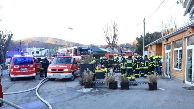 There was a major fire department operation in the Hinterbrühl lake grotto on Sunday.