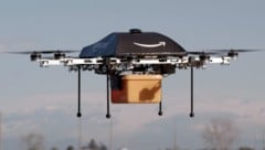 Archivbild: In den USA experimentiert Amazon schon lang mit der Drohnenlieferung.