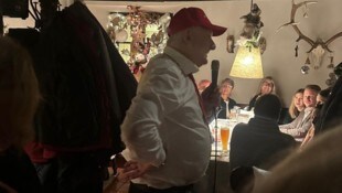 Florian Kreibich imitierte US-Präsident Donald Trump.
