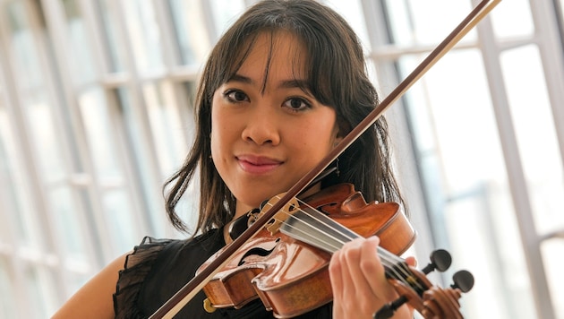 Donica Tran ist Musikerin an der Bruckneruni Linz