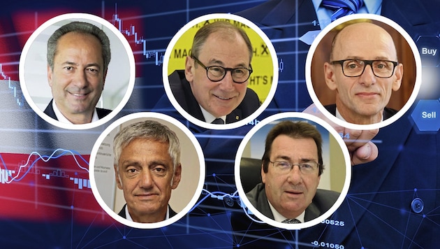 Kein euphorischer Blick auf 2026: Industrie-Präsident Kurt Maier, Kreditschützer René Jonke, ...