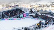 Zuschauerandrang im Zielhang am Semmering