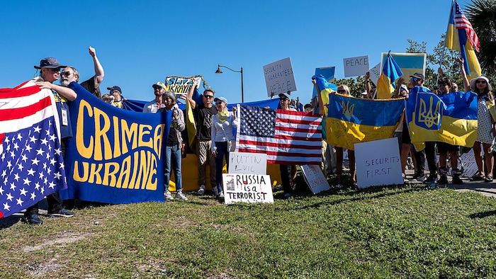 Eindeutige Forderung dieser Unterstützer in Mar-a-Lago: Sicherheitsgarantien für die Ukraine