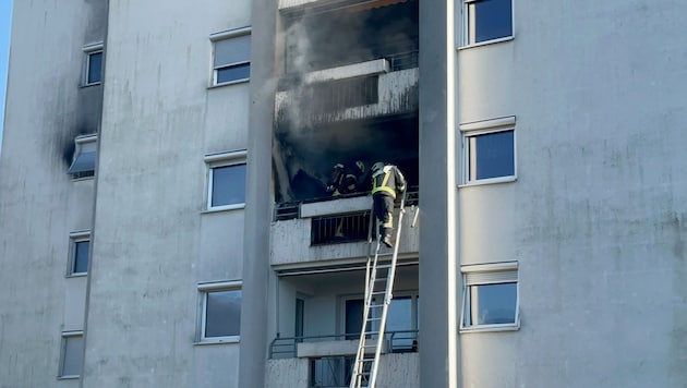 Die Feuerwehr musste in Wörgl in Tirol ausrücken.
