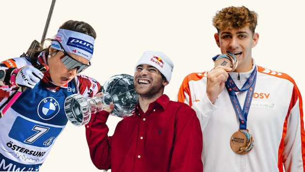 Wieder sehr stark: Anna Andexer, Matej Svancer und Luka Mladenovic.