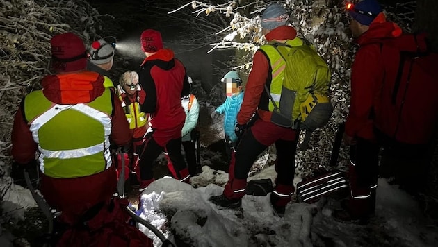 Schwierige Bergung einer Verletzten am Ulrichsberg