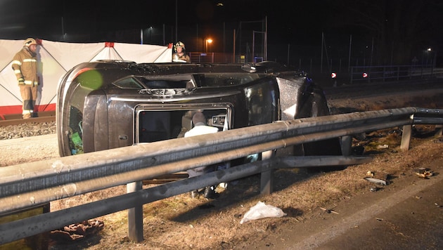 Der Wagen der Frau wurde schwer beschädigt.