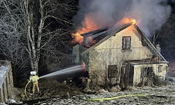 Die Feuerwehr konnte den Brand löschen.